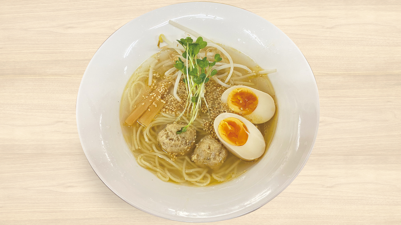 高知県吾川郡いの町/道の駅木の香/木の香きじ塩ラーメン（ゆずこしょう付き）