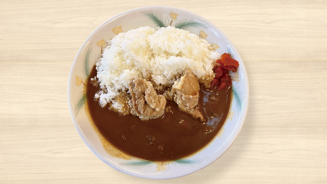 高知県吾川郡いの町/道の駅木の香/よさこい尾鶏のからあげカレー