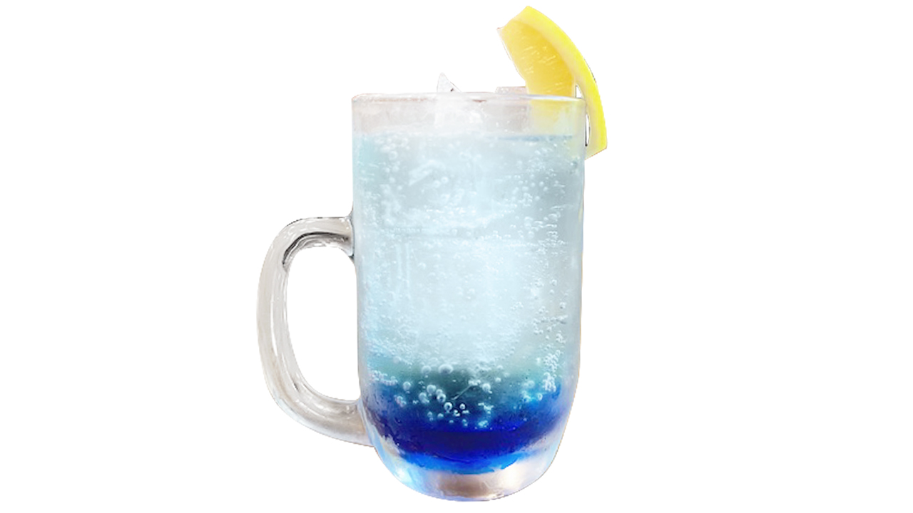 高知県吾川郡いの町/道の駅木の香/木の香ブルーレモンソーダ