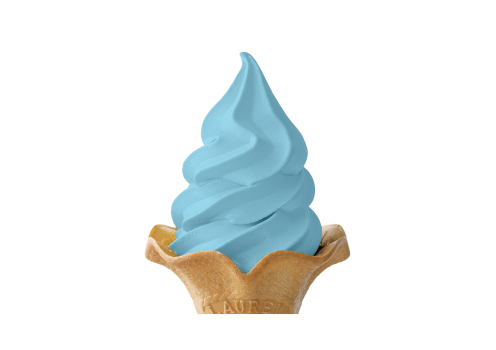 木の香ブルーソフトクリーム